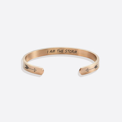 I Am The Storm Cuff Bracelet