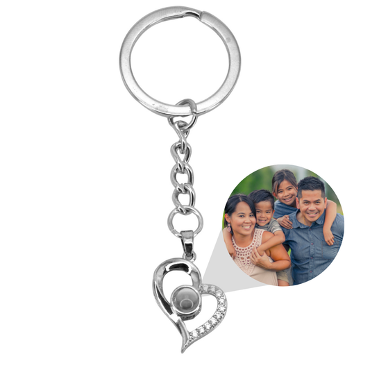 I Love You Projection Keychain