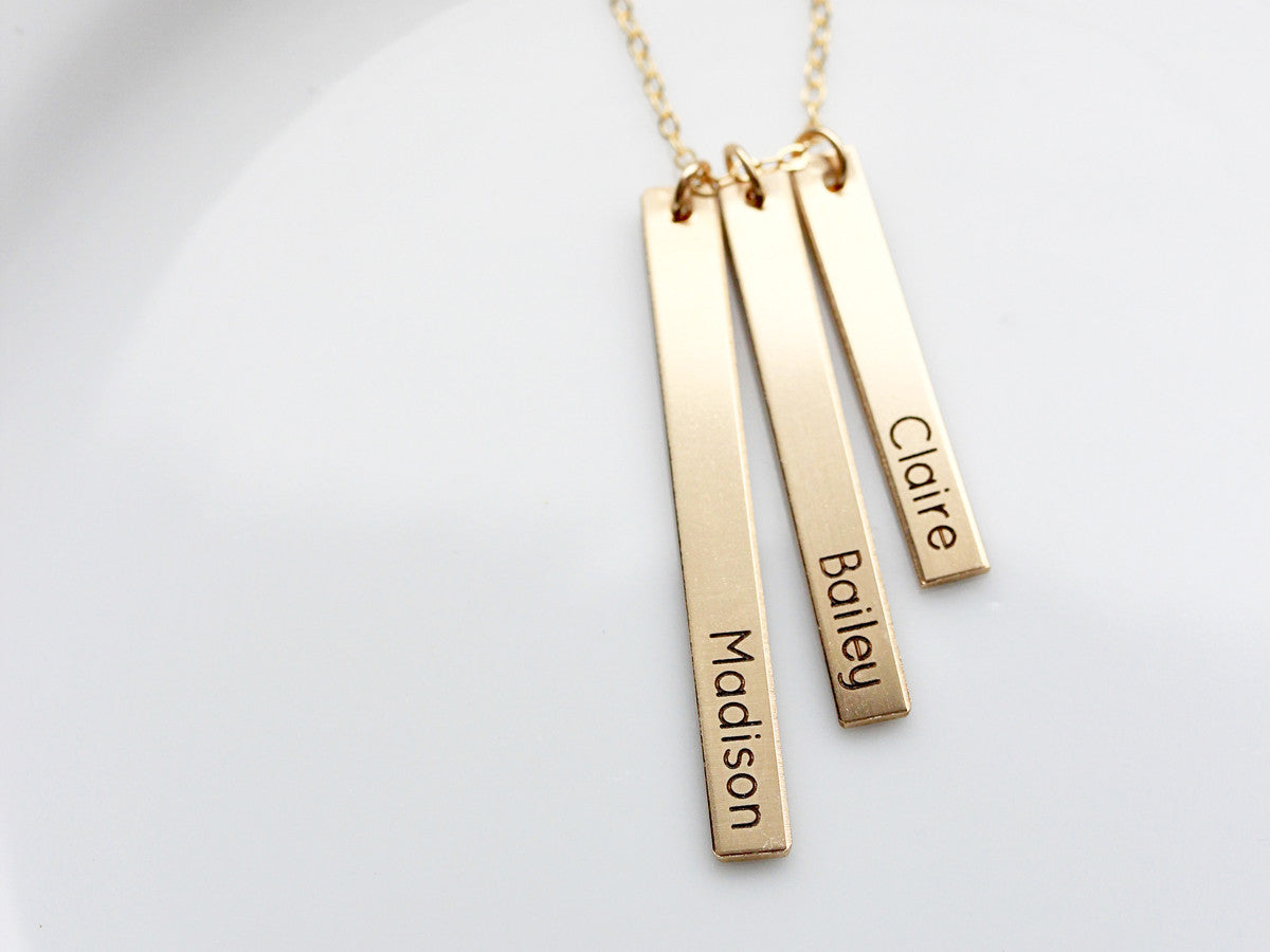 Engraved Tag Necklace: Build Your Own