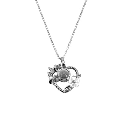 Spring Flower Projection Necklace