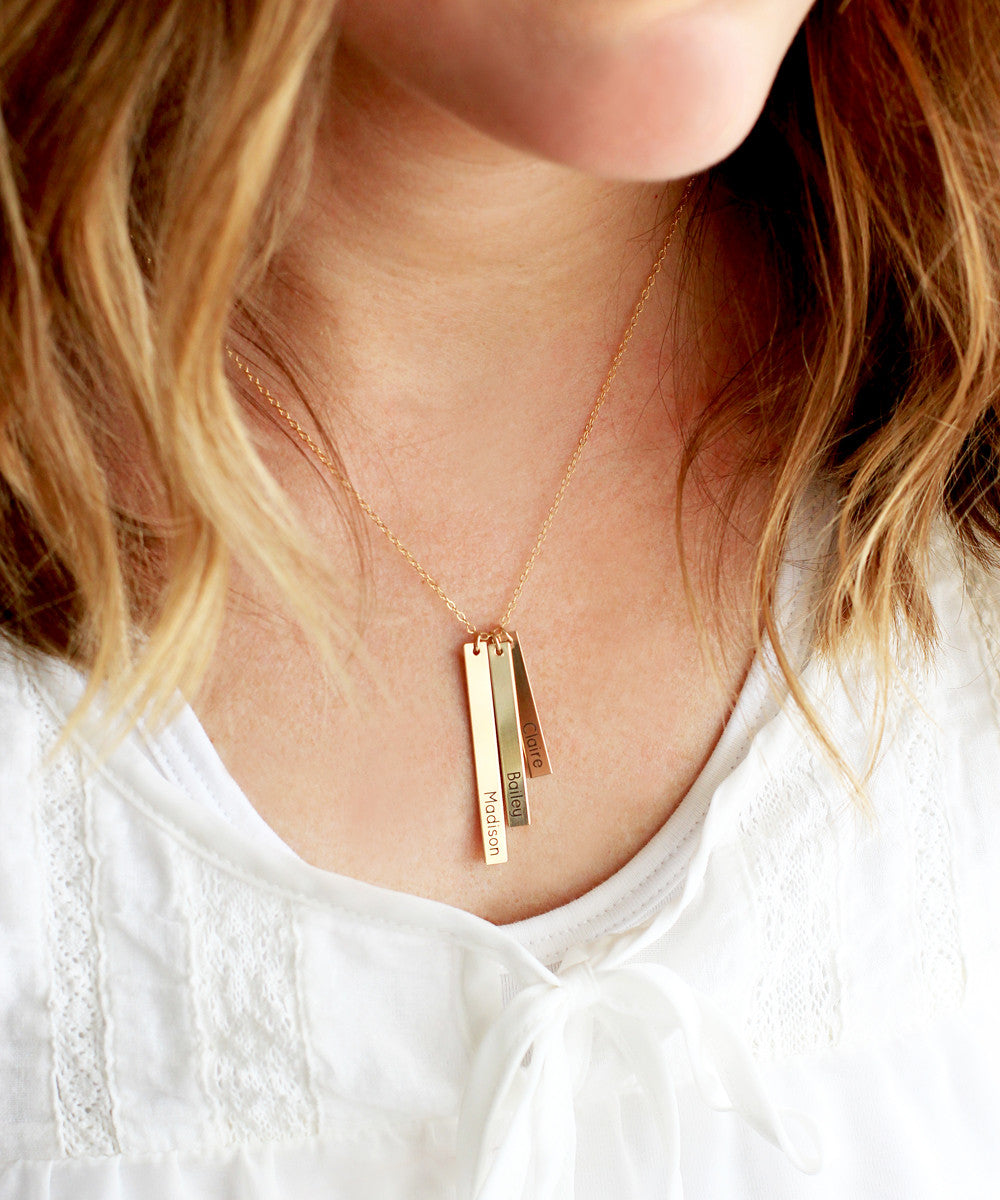 Engraved Tag Necklace: Build Your Own