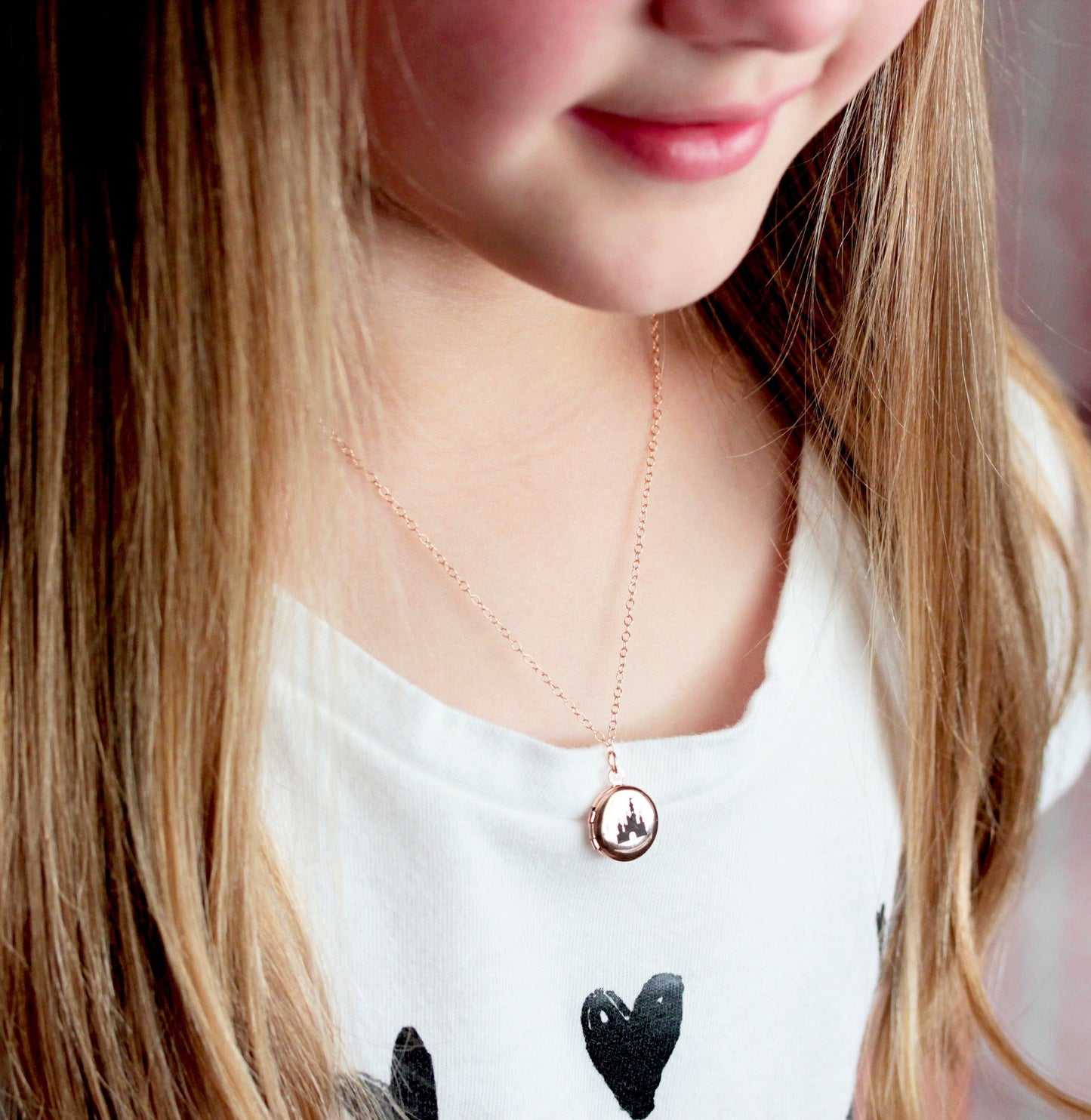 Children's Engraved Locket: Oval