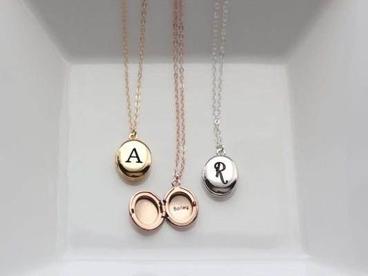 Children's Engraved Locket: Oval