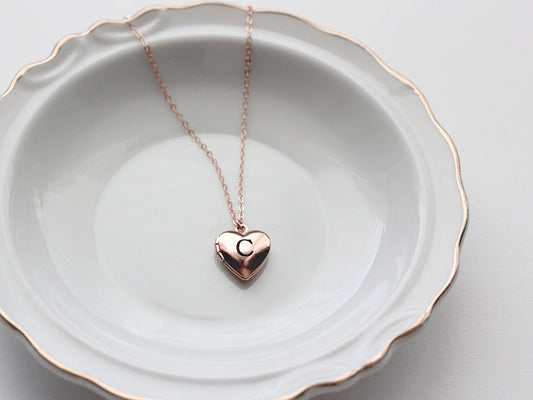 Engraved Locket: Heart