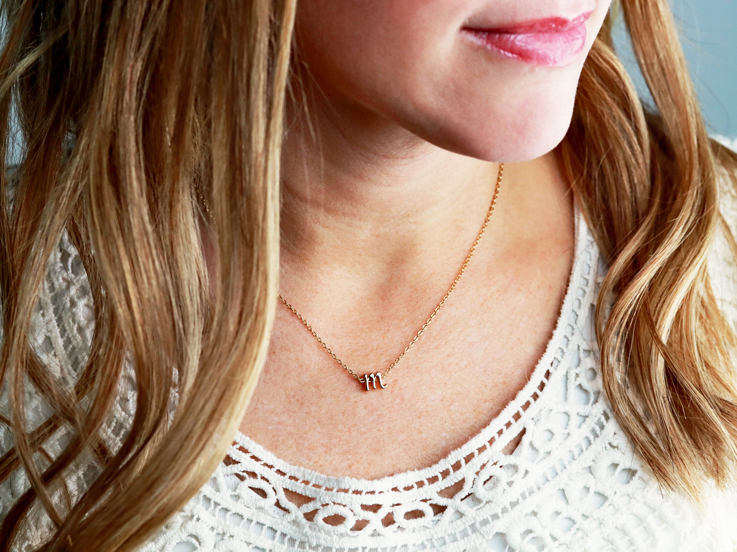 Cursive Initial Necklace