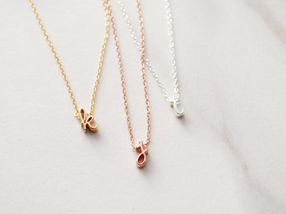 Cursive Initial Necklace