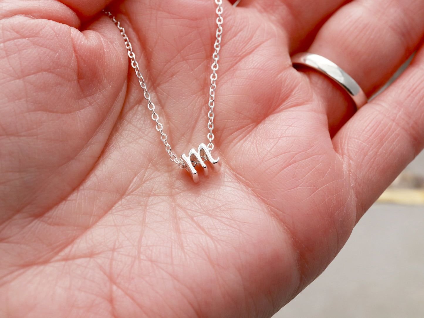 Cursive Initial Necklace