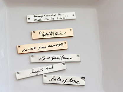 Handwriting Bar Bracelet