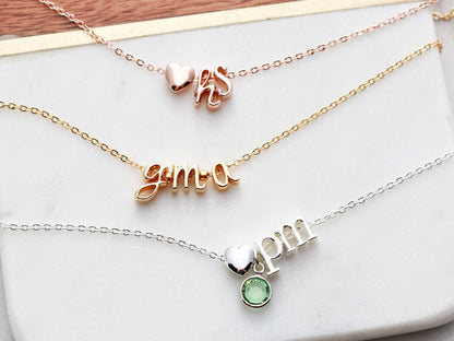 Build Your Own Initial Necklace