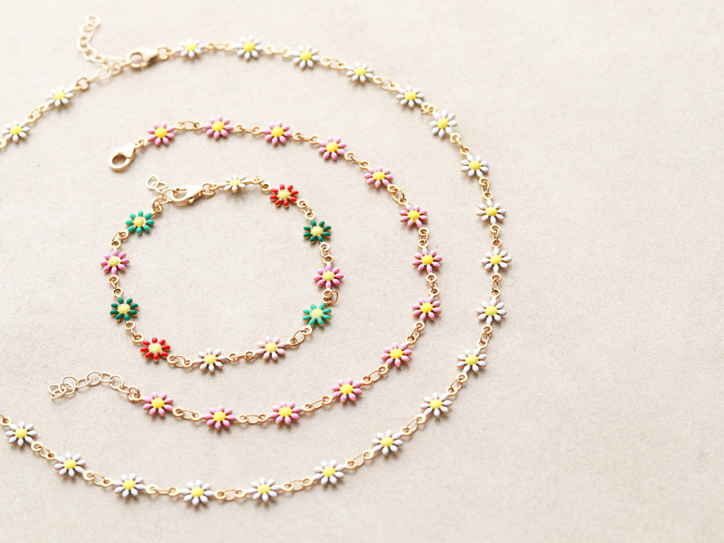 Daisy Chain Anklet