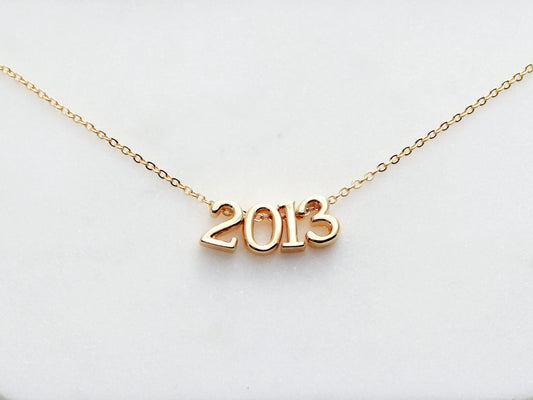 Birth Year Necklace