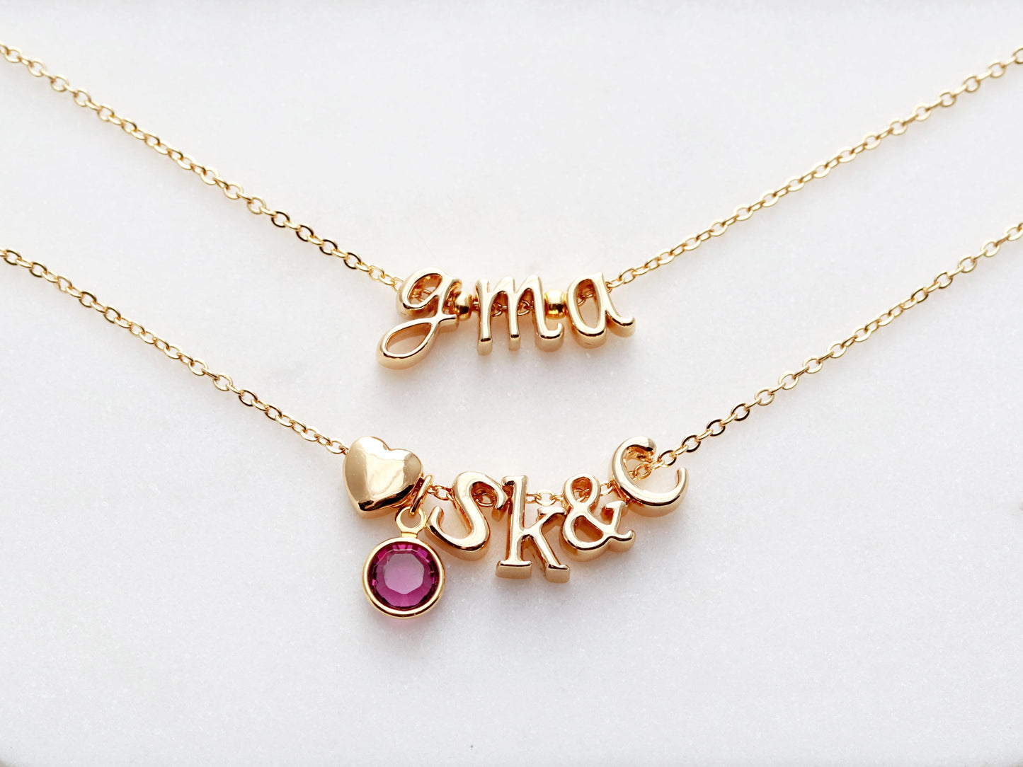 Build Your Own Initial Necklace