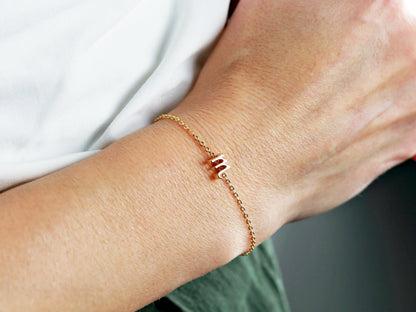 Single Cursive Bracelet