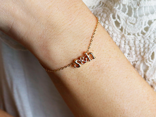 Triple Lowercase Bracelet