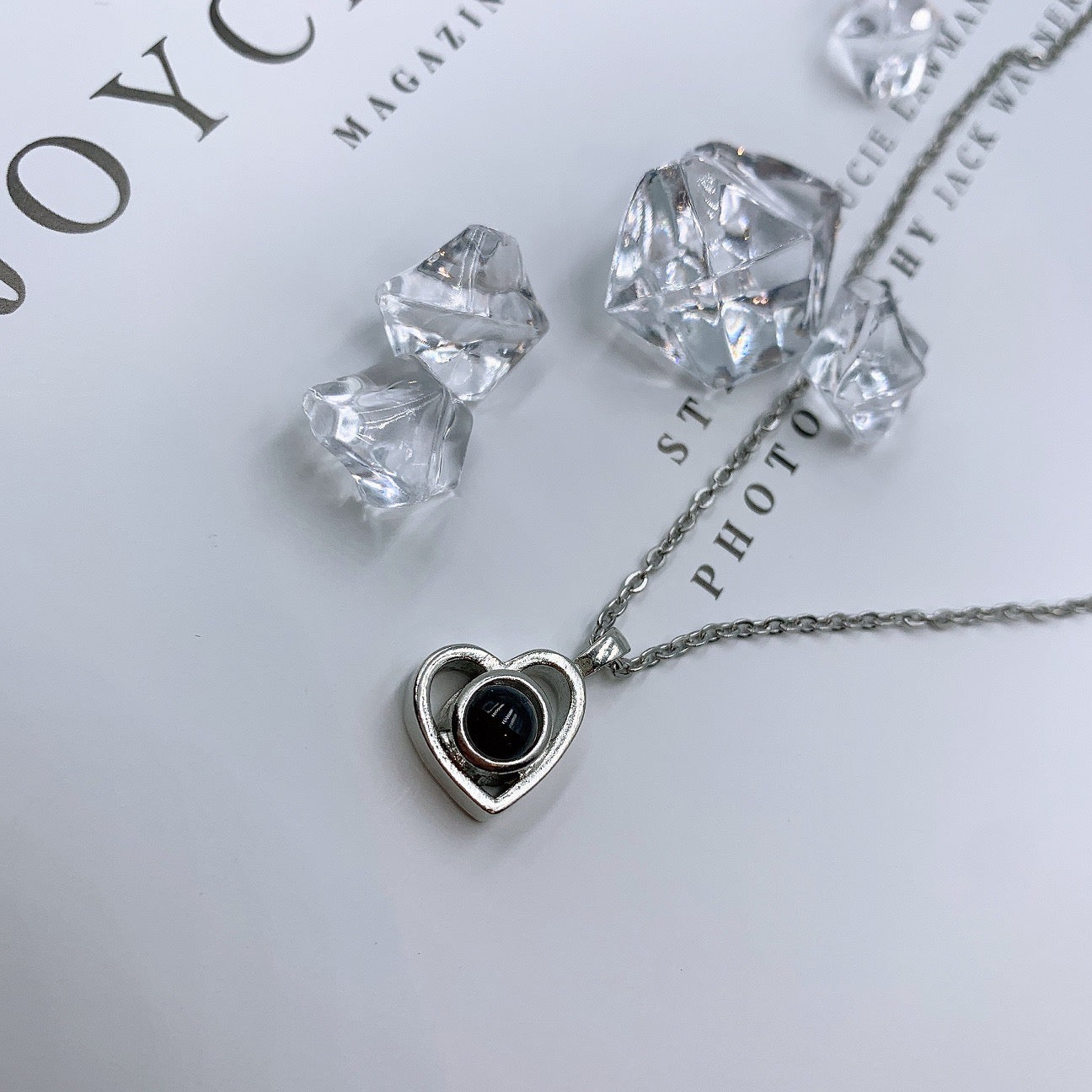 Small Heart Projection Necklace