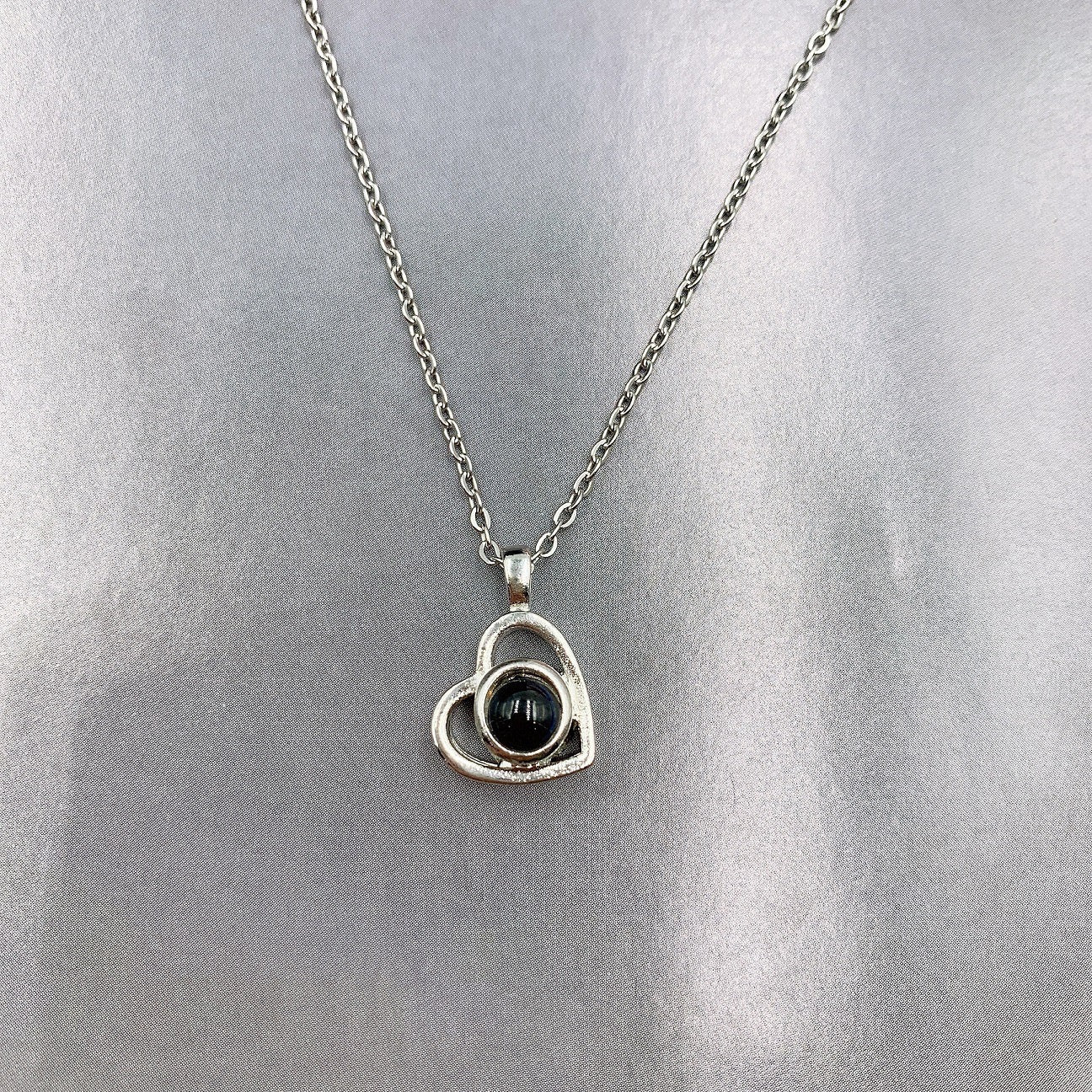 Small Heart Projection Necklace