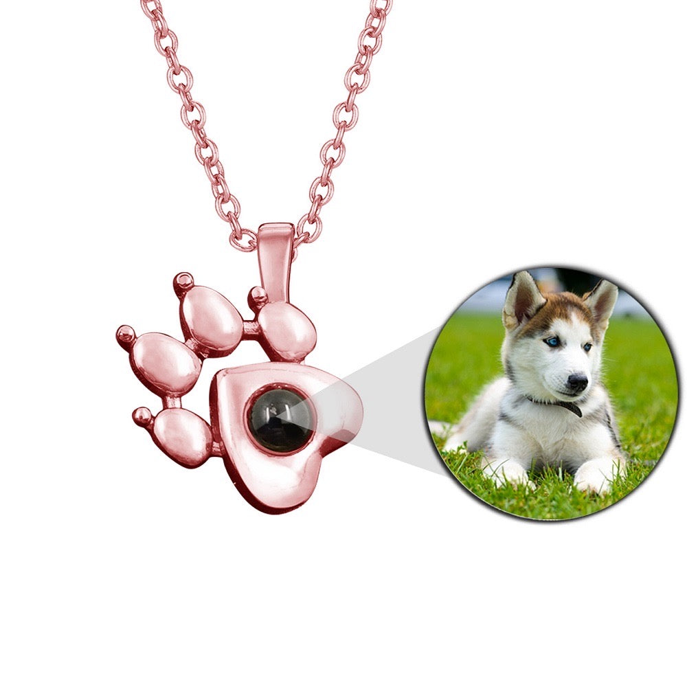 Special Paw Projection Necklace