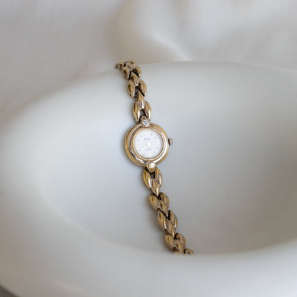 Vintage Alba Pino Round Gold Watch