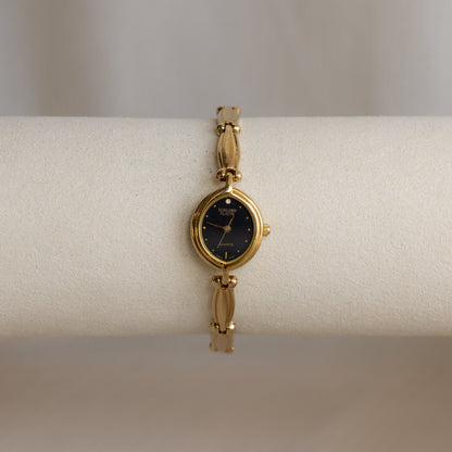 Vintage Sunlord Skinny Oval Gold Watch