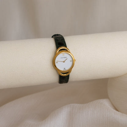 Vintage Courreges Green Strap Watch