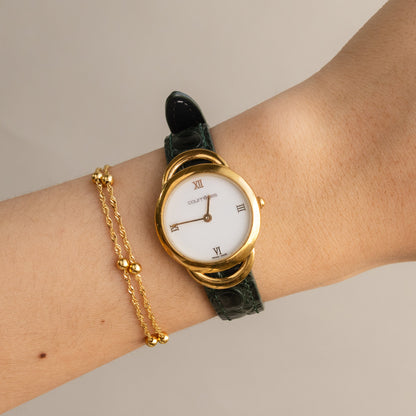 Vintage Courreges Green Strap Watch