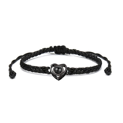 Special Heart Rope Projection Bracelet