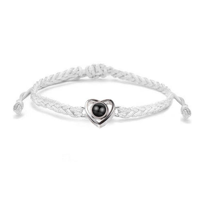 Special Heart Rope Projection Bracelet