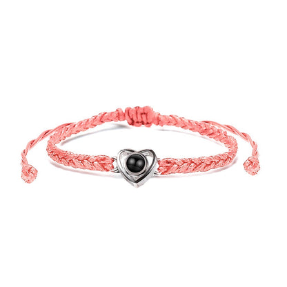 Special Heart Rope Projection Bracelet