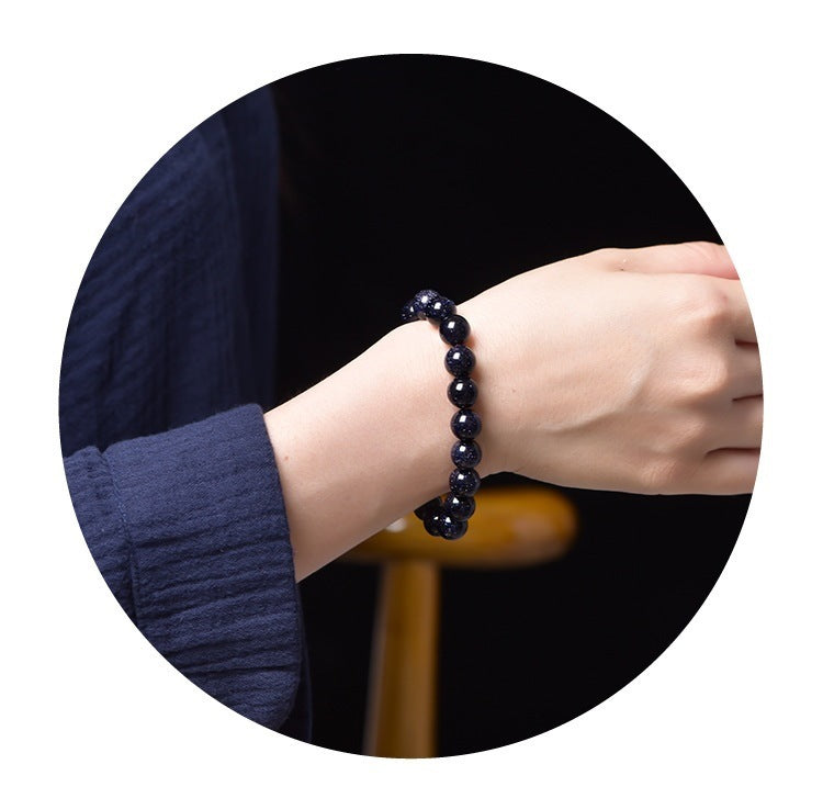 Blue Sandstone Bracelet - Intention Amplifier