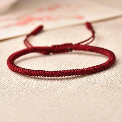 Tibetan Buddhist Knot Lucky Rope Bracelet