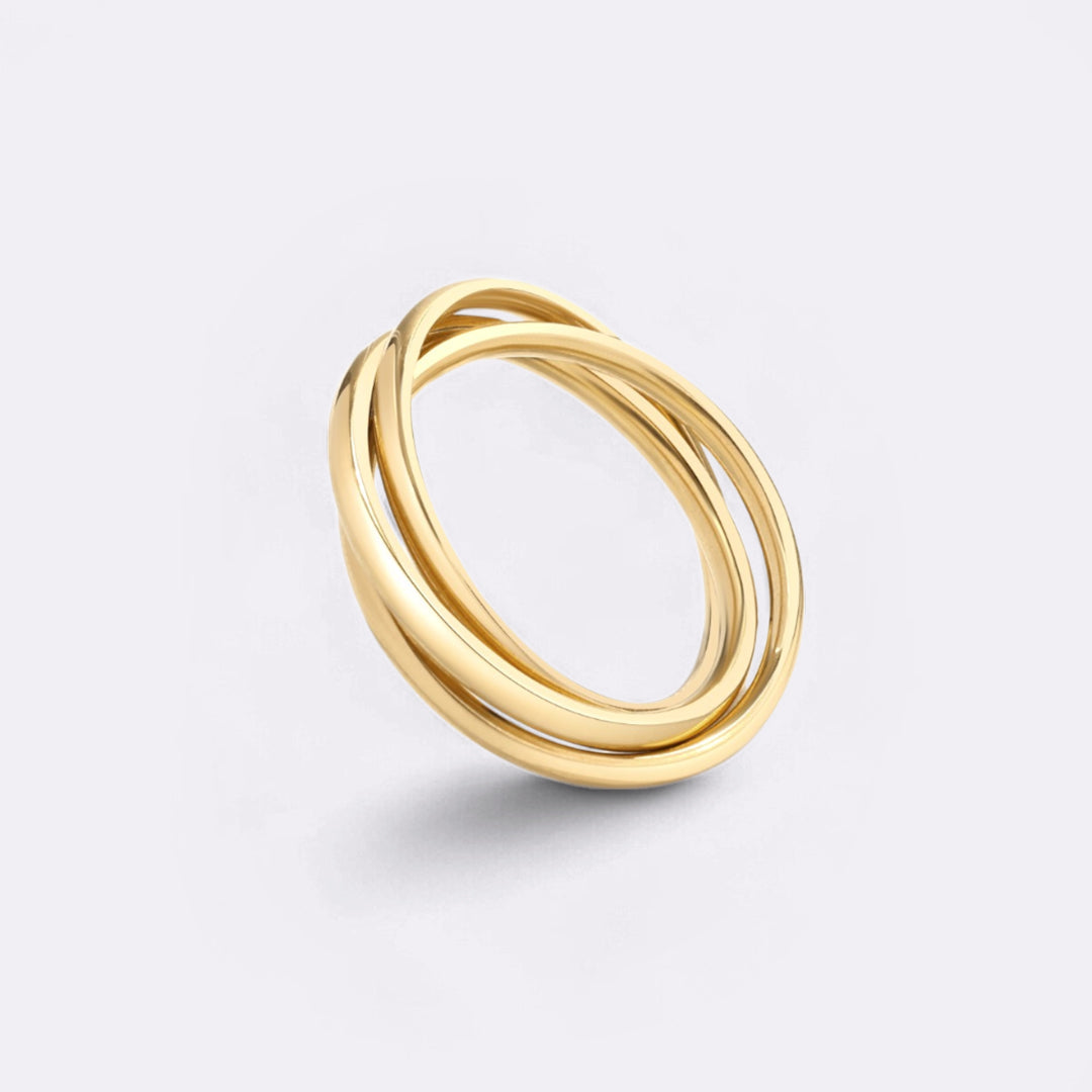 Dainty Interlocking Fidget Ring