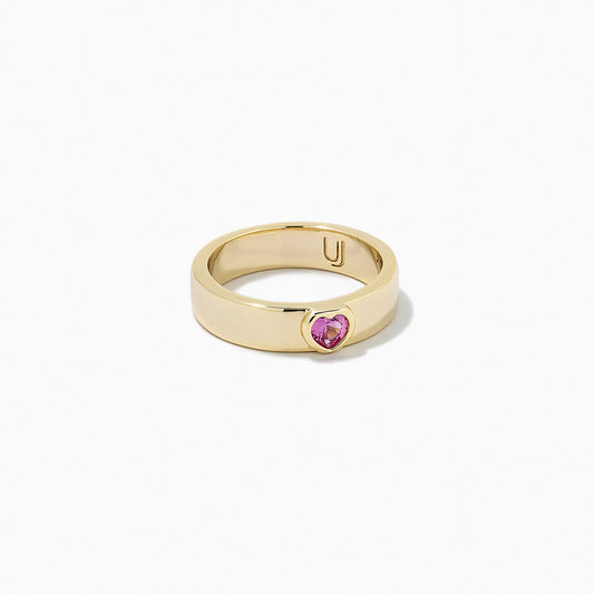 Pink Heart Ring