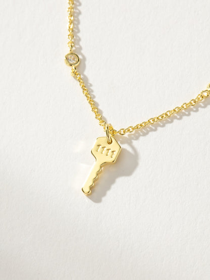 Angel Number Key Necklace