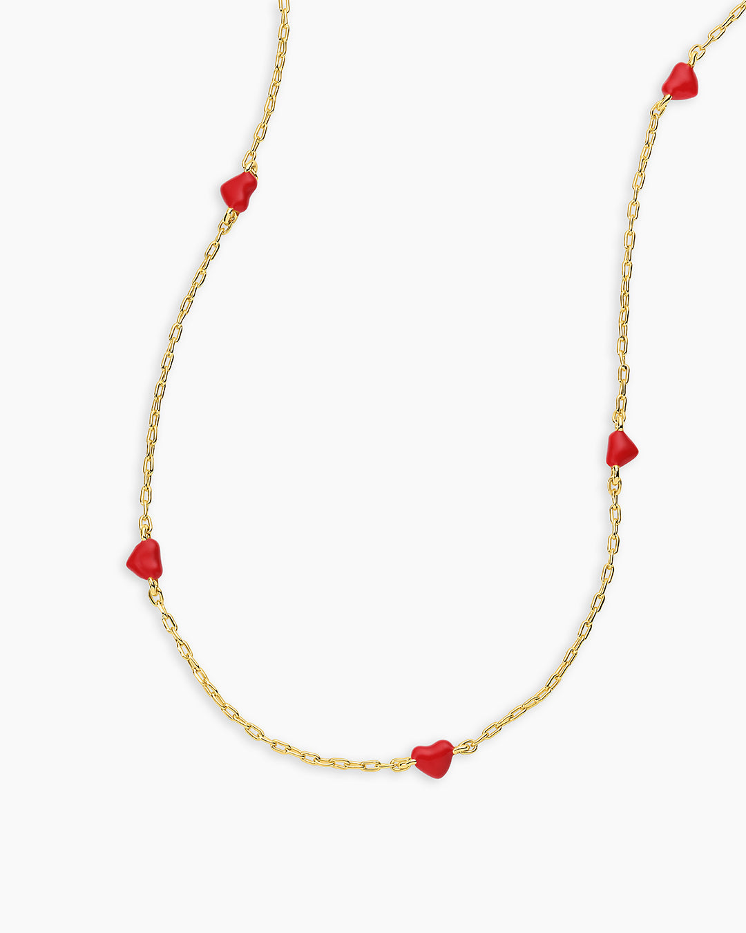 Amour Necklace Red