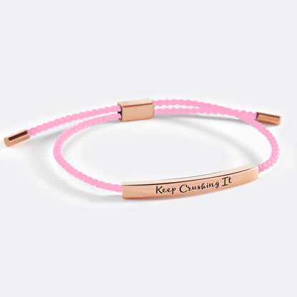 Keep Crushing It Inspire Bracelet