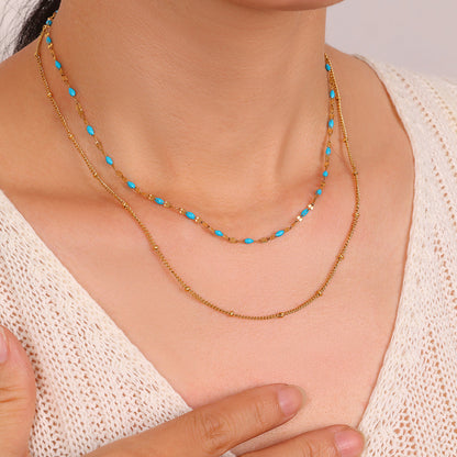 Layered Beaded Choker