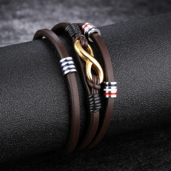 Leather Infinity Bracelet - Infinite Possibilities