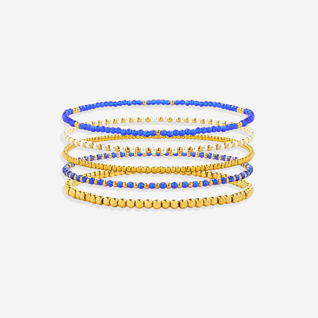 London Blue Bracelet Stacking Set