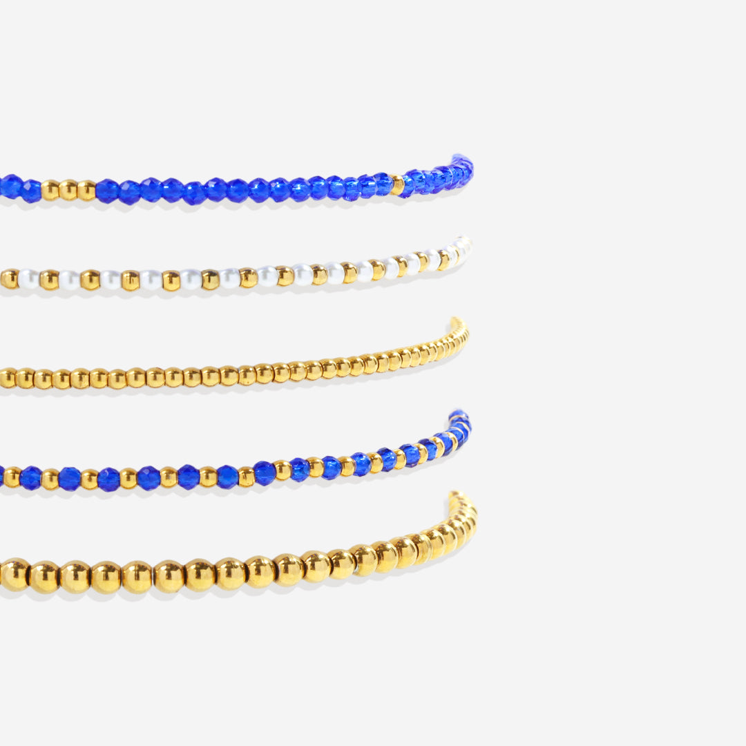 London Blue Bracelet Stacking Set