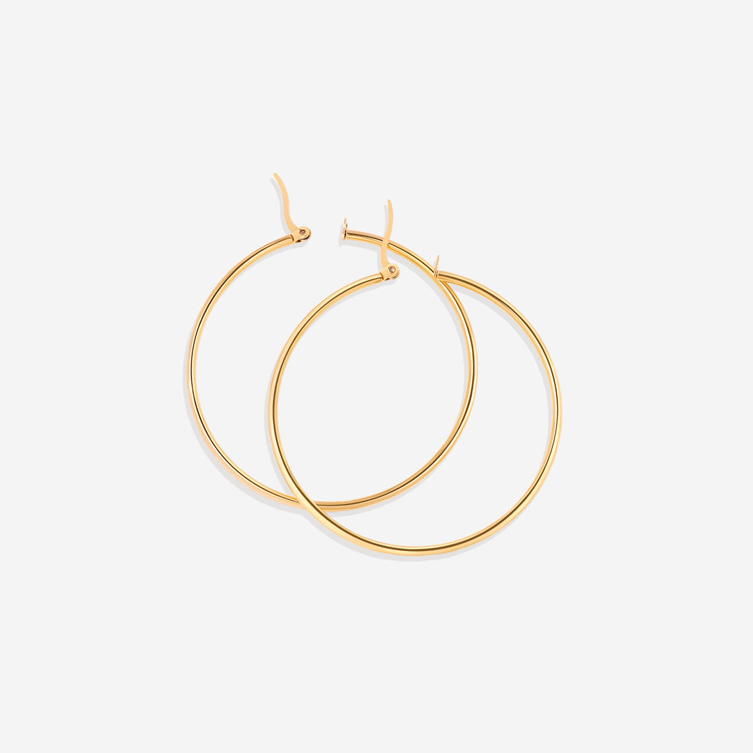 Lynette Large Hoop Earrings