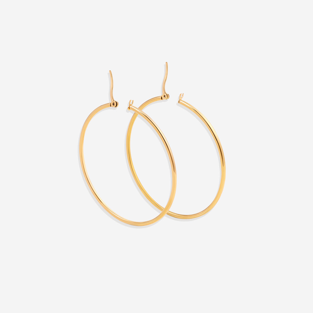 Lynette Large Hoop Earrings