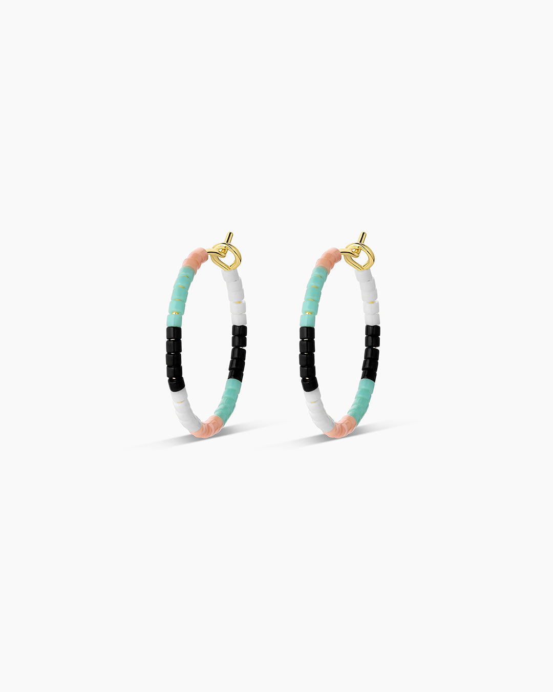 Gigi Stripe Hoops