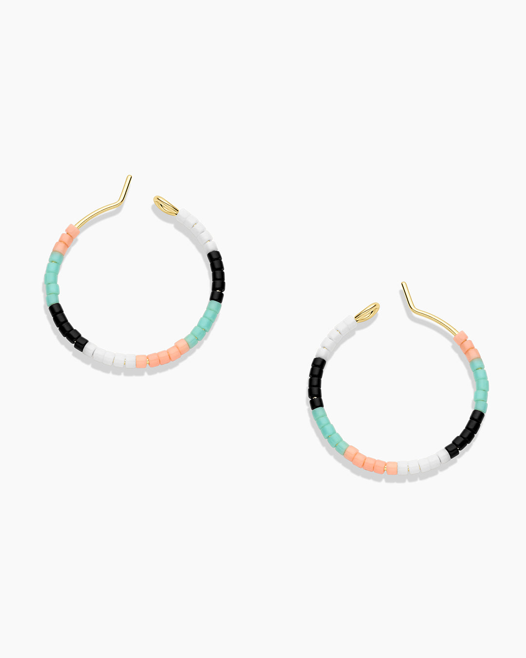 Gigi Stripe Hoops