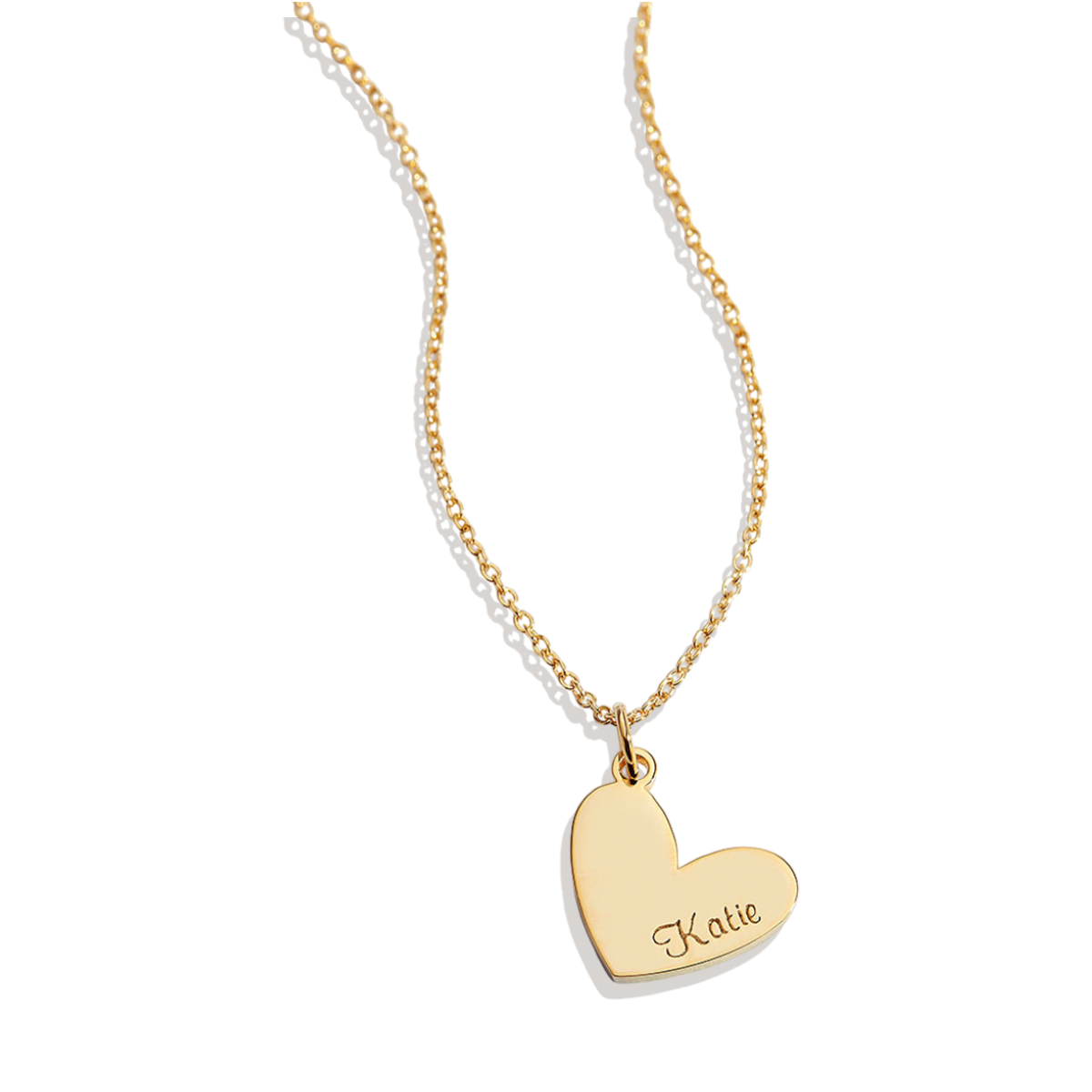 Personalized Heart Name Necklace