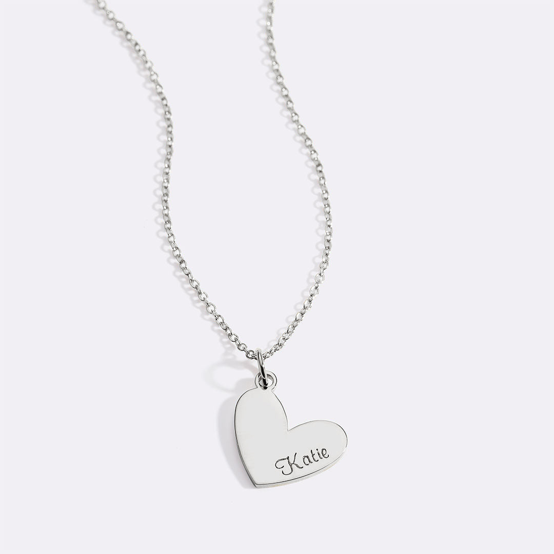 Personalized Heart Name Necklace