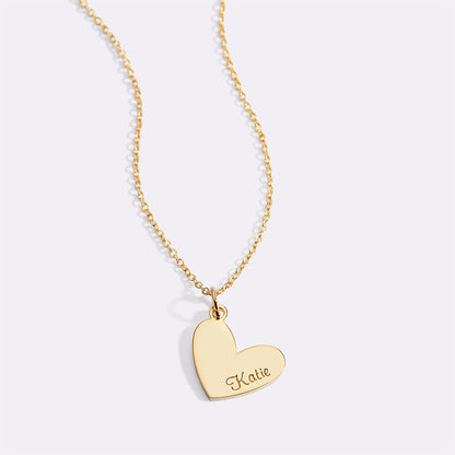 Personalized Heart Name Necklace