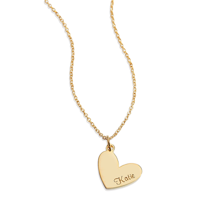 Personalized Heart Name Necklace