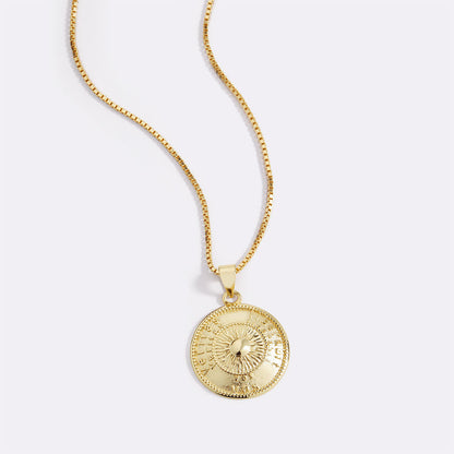 Sun Pendant Necklace