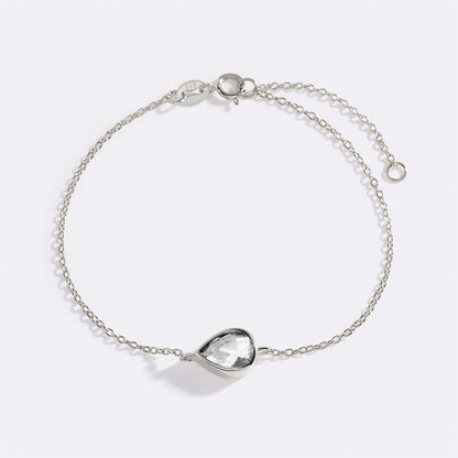 Teardrop Birthstone Bracelet