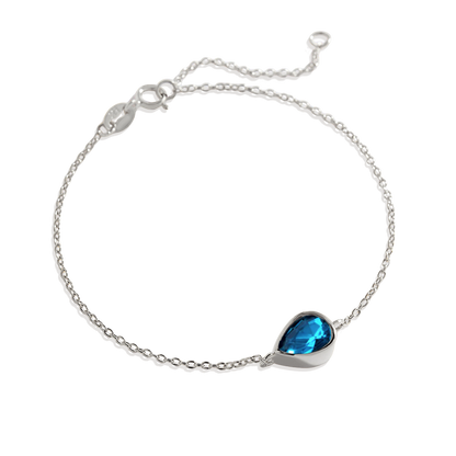 Teardrop Birthstone Bracelet